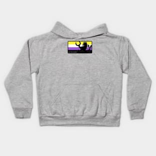 An Tir Pride - Nonbinary - Oblong Kids Hoodie